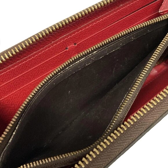 Auth LOUIS VUITTON Portefeuille Clmence N60534 Cerise Damier - Picture 8 of 16
